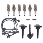 Ignition Coils, Spark Plug & Wires Set for Toyota Tacoma 3.4L V6 (1995–2004)