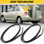 2X Left Right Roof Drip Molding Weatherstrip for Toyota Yaris (2007–2011)