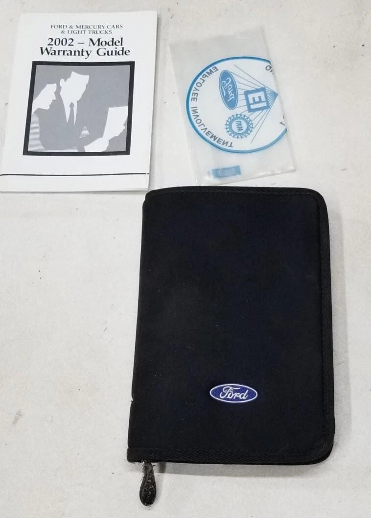 Owners Manual Inserts and Case for Ford Explorer (2002)