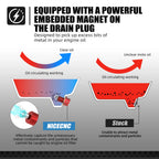 Oil Drain Plug M12 for Honda XR250 XR350 CR480 CR500 XR500 XR650L CR125R CR250R (1990–2007)