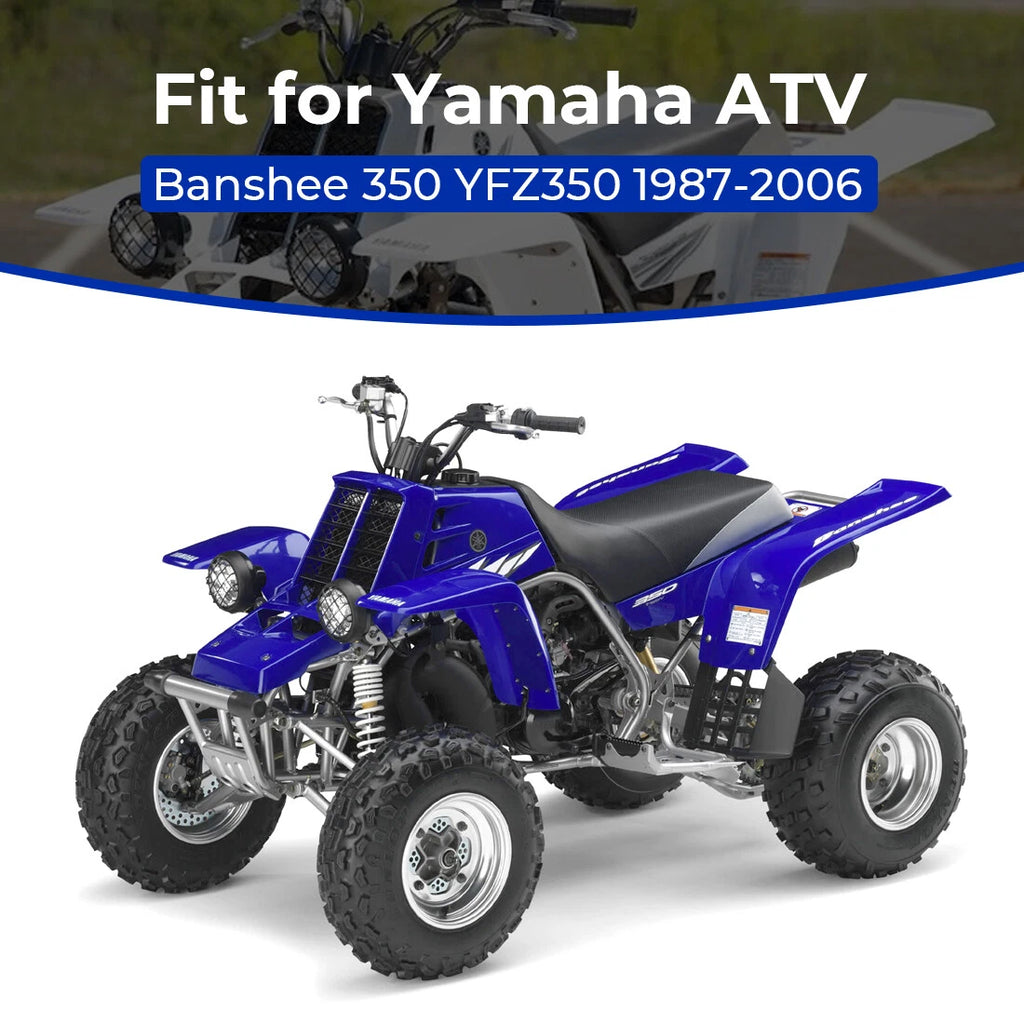 Set of 2 Heel Guard Nerf Bars for Yamaha Banshee 350cc (1987–2006)