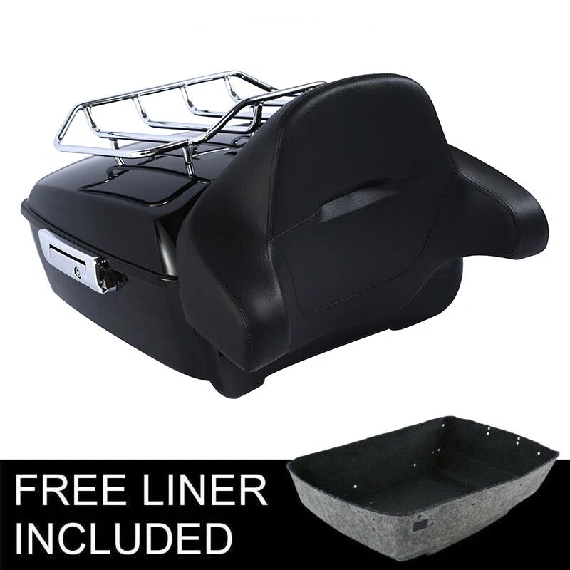 Trunk Luggage Rack Backrest for Harley Touring Street Glide FLHX (2014–2026)