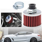 12mm Cold Air Intake Filter for Turbo Vent Crankcase Valve Covers