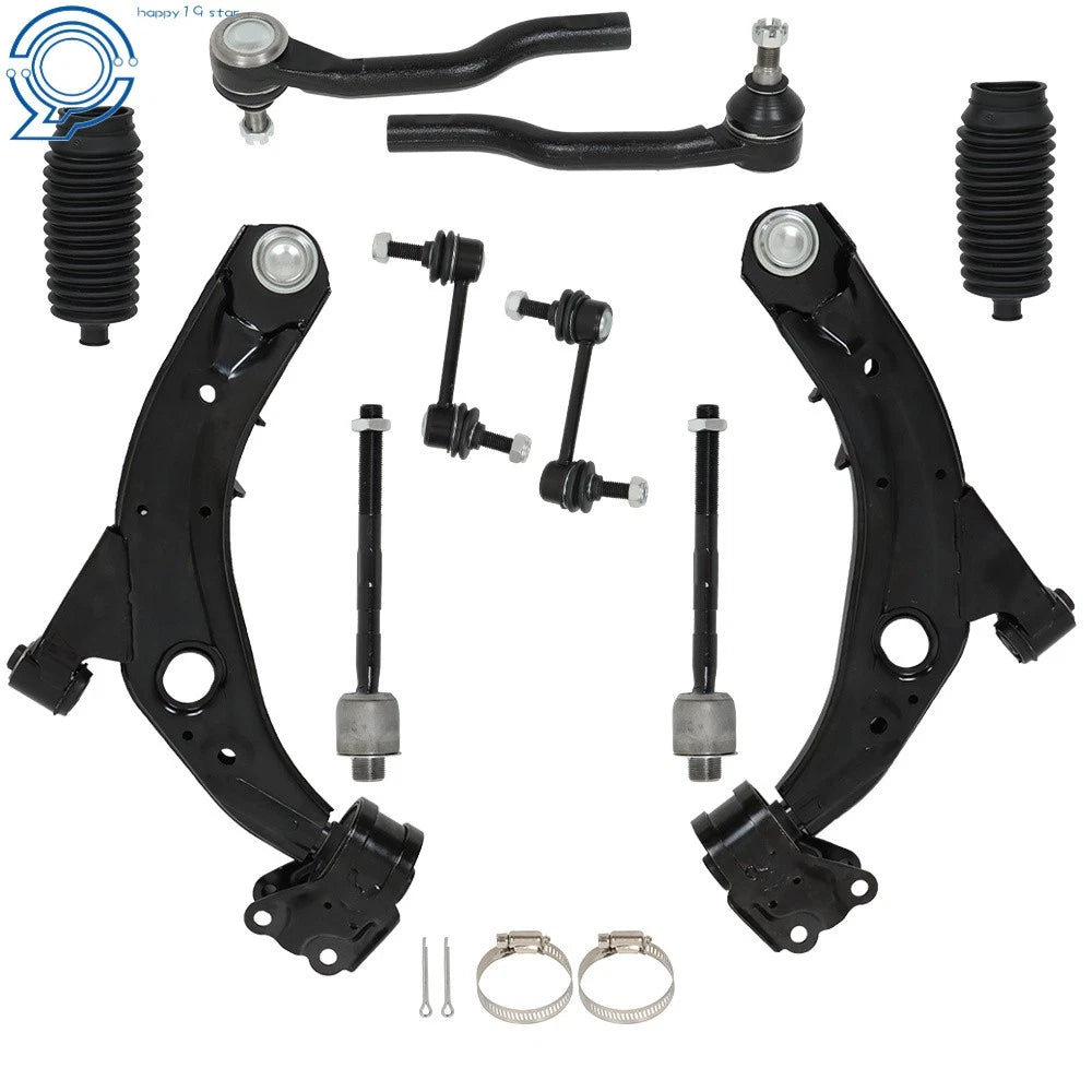 Set of 10 Front Lower Control Arms for Ford Edge Lincoln MKX (2007–2014)