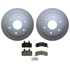 Front Brake Kit Set of 4 Disc Rotors & Bosch Pads for Chevrolet GMC