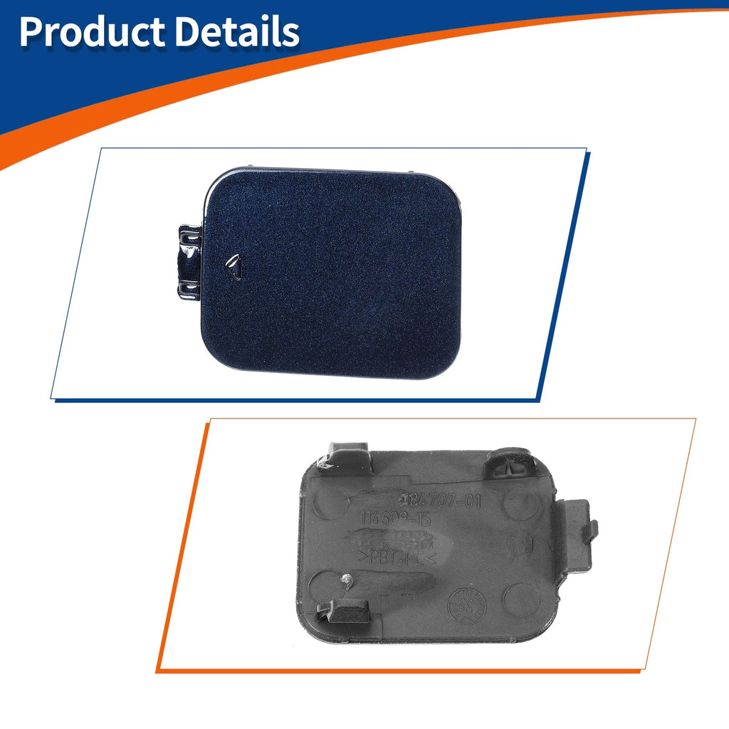 Tow Hook Cover for BMW 528i 535i 550i (2011–2016) No. 51117184708 Dark Blue