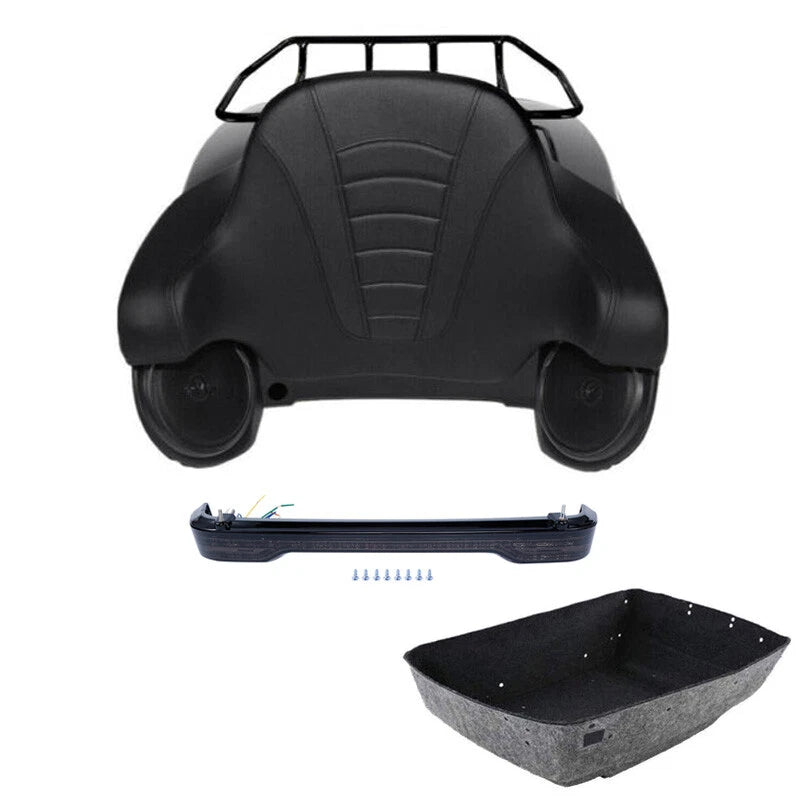 Trunk Rack Pad Speaker LED Light for Harley Touring Street Glide (2014–2026)