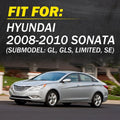 Front Right Passenger Side Inside Door Handle for Hyundai Sonata (2008–2010)