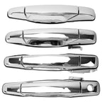 4X Chrome Door Handles for GMC Chevy Tahoe Yukon Sierra Denali (2007–2014)