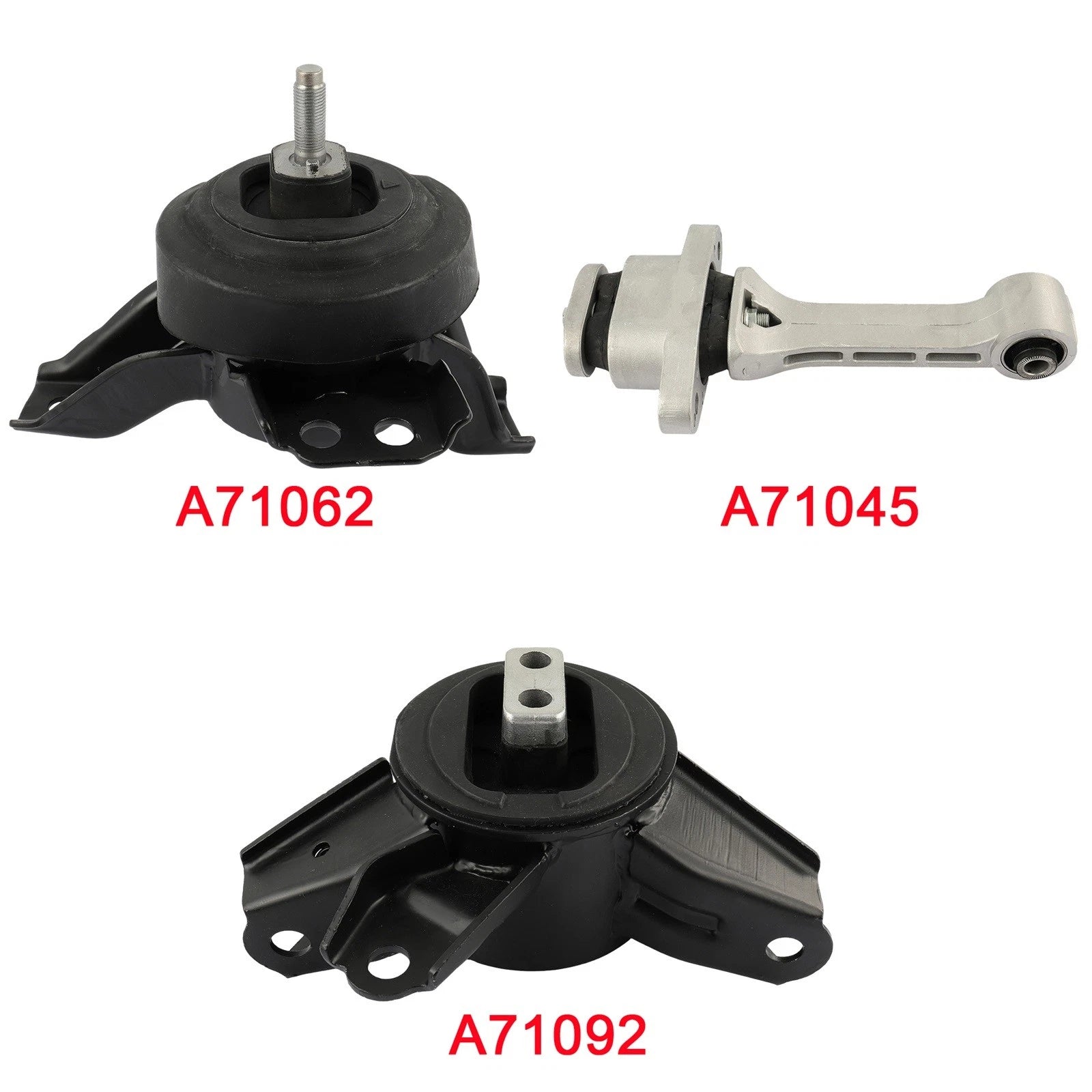 3X Engine Mount, Transmission Mount & Torque Strut Mount for Kia Sorento (2014–2015)