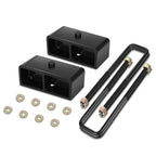2" Leaf Rear Spring Leveling Lift Blocks for Silverado Sierra 1500 (2000–2010)