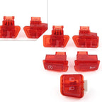 5Pcs Red Turn Signal Headlight Ignition Horn Switch Caps for GY6 50-150cc