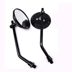 Motor Round Rearview Side Mirrors 10mm for Yamaha Honda Suzuki Kawasaki