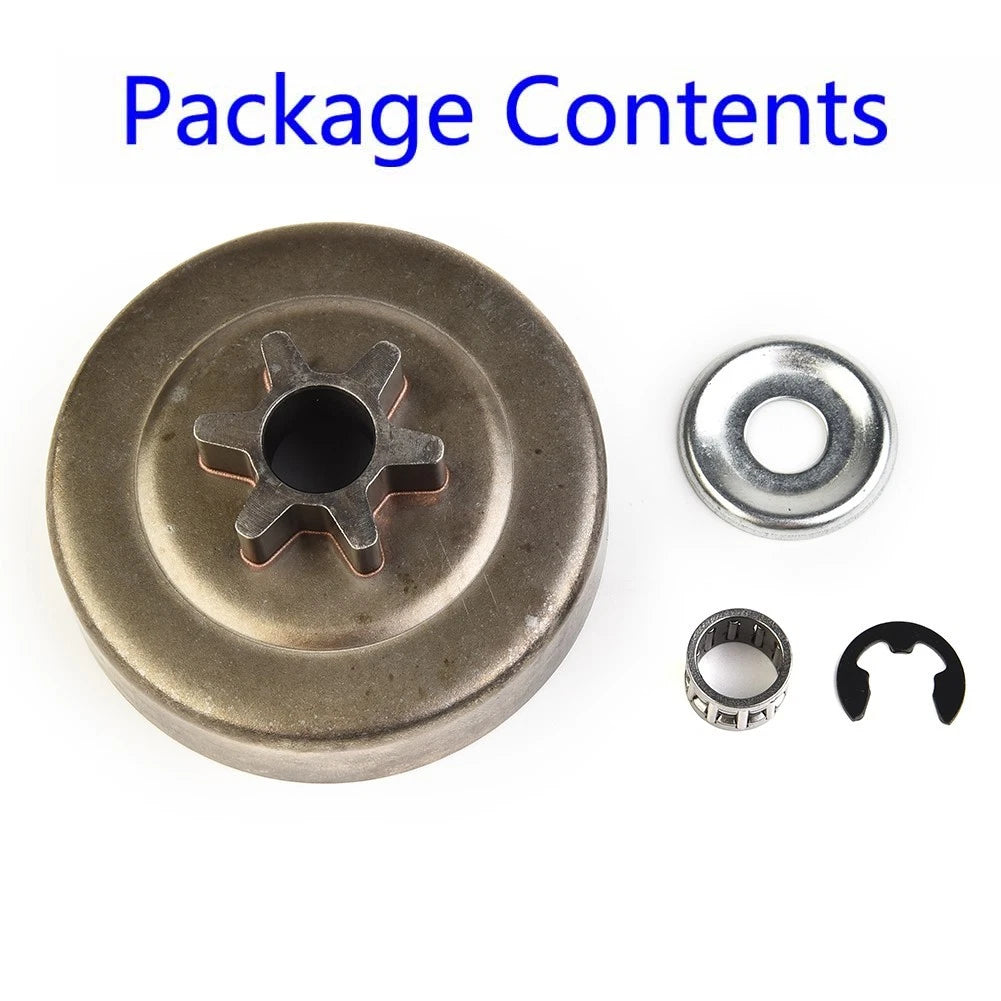3/8" 6T Clutch Drum Sprocket Set for Chainsaw