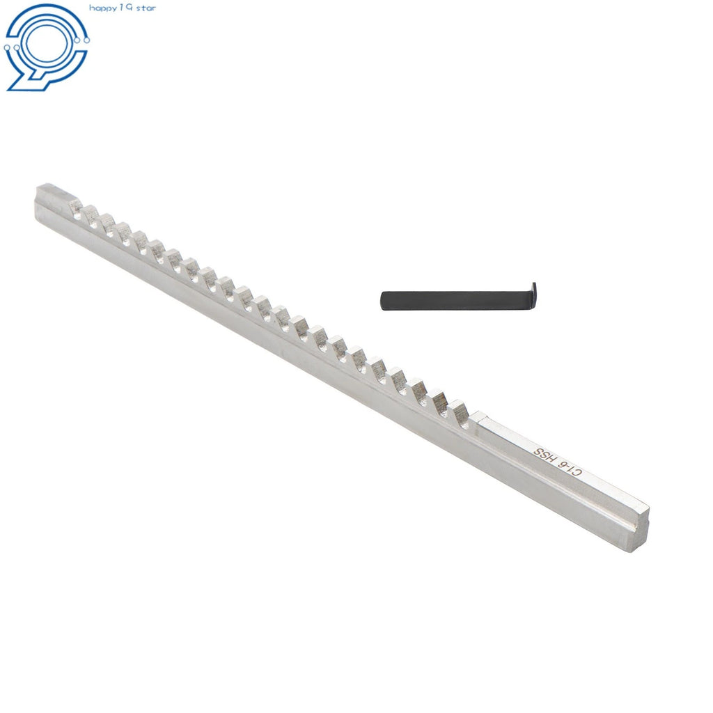 C1 Push Type Broach for CNC Cutting Tool (6mm Keyway, HSS)