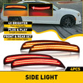 Set of 4 Smoked LED Side Marker Lights for Chrysler 300 (2015–2021)
