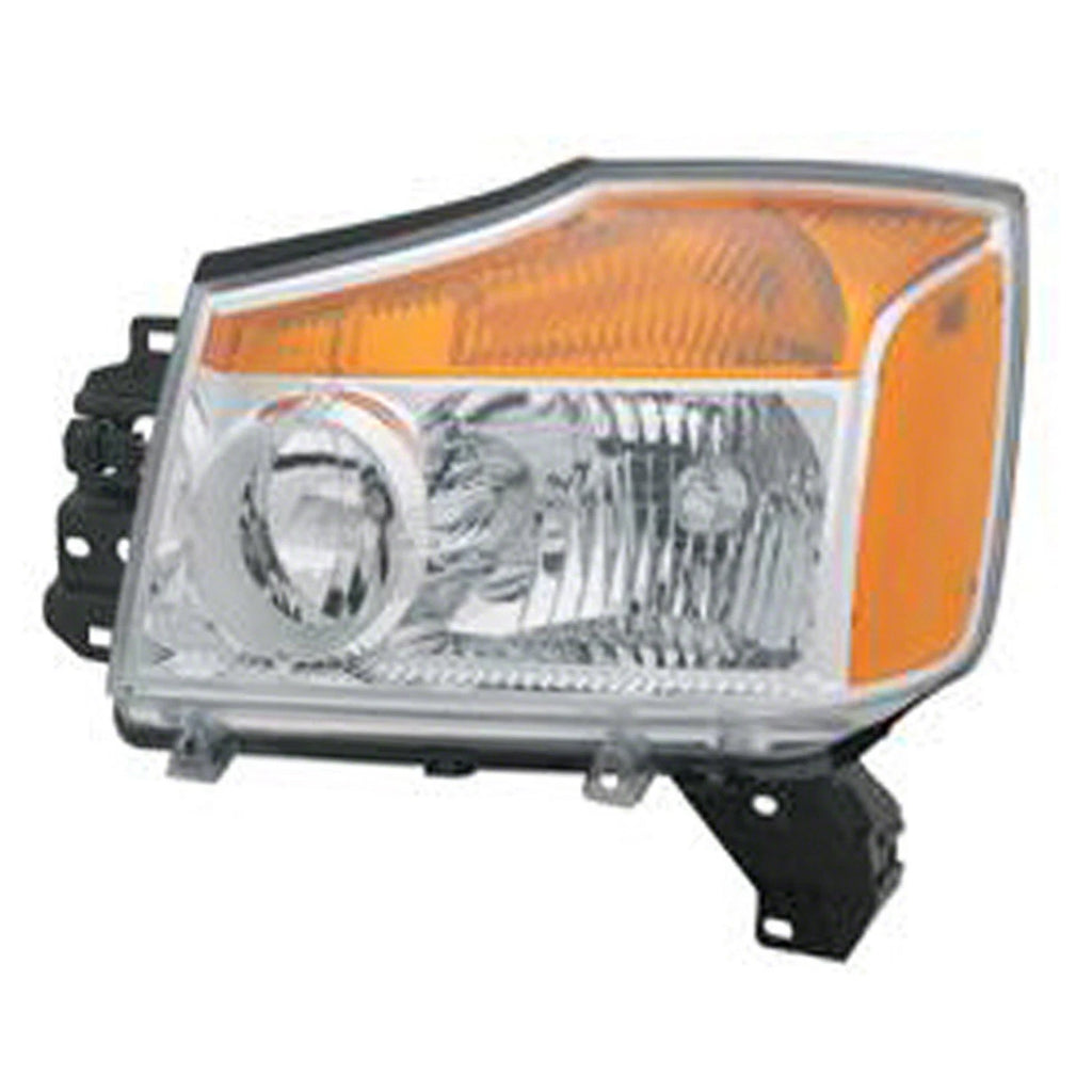 Replacement Driver Side Headlight Assembly for Nissan Titan Pickup (2008–2015)