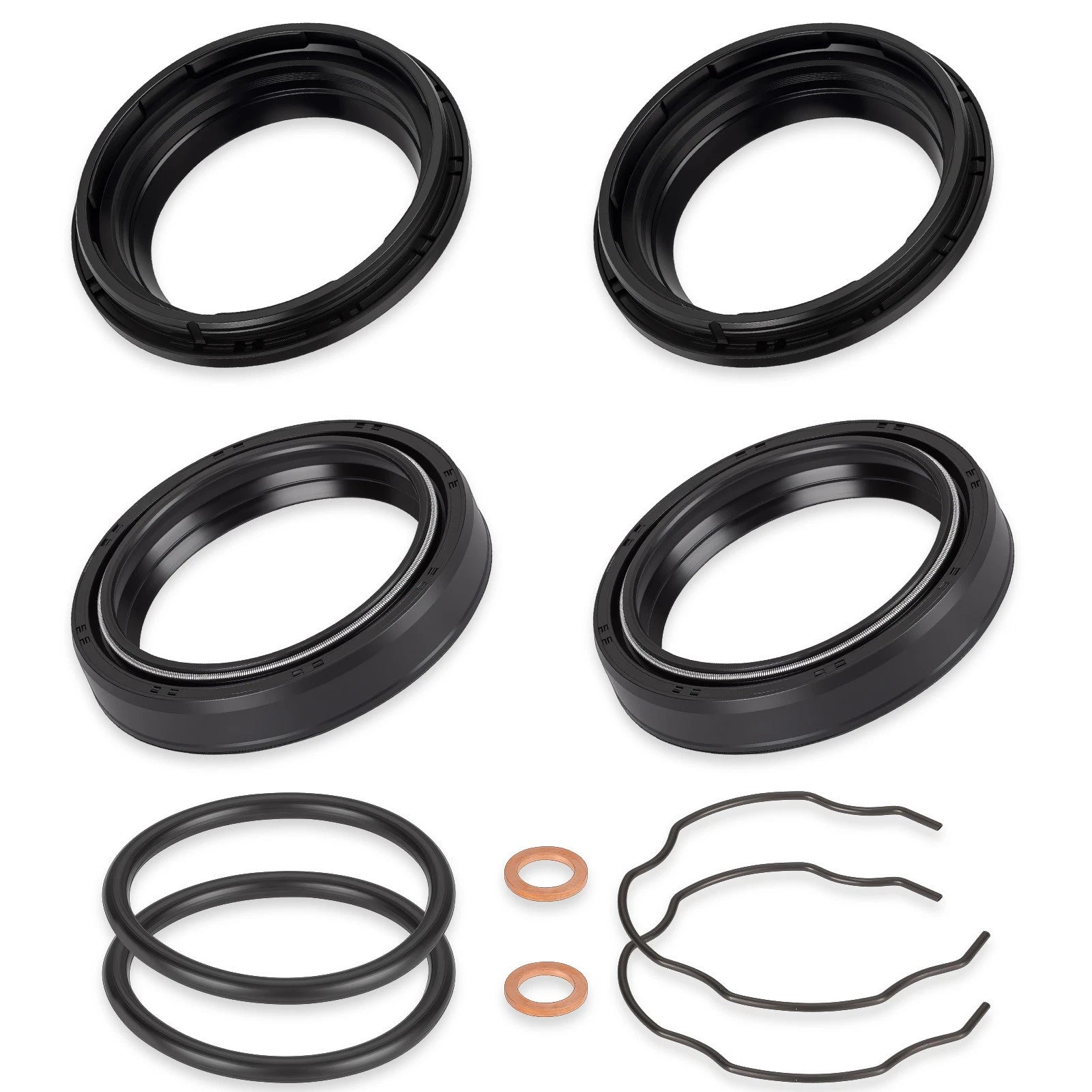 Front Fork Shock Absorber Dust Oil Seals for Suzuki B-King GSX1300BK (2008)
