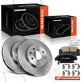 Front Disc Brake Rotors & Ceramic Pads for Honda Fit (2015–2020)