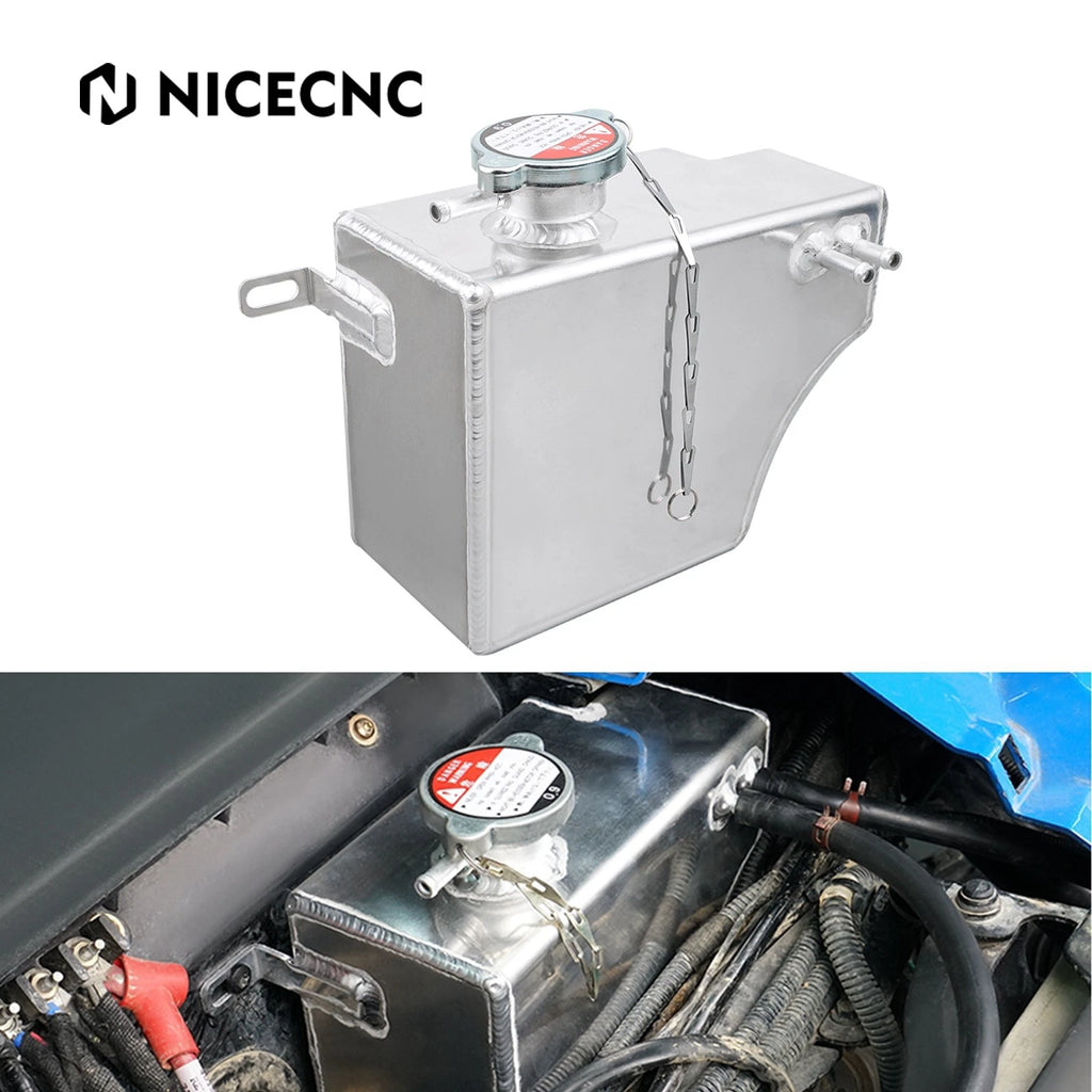 NICECNC Water Surge Tank Coolant Reservoir for Polaris RZR Turbo 4/S/S4 (2019–2021)