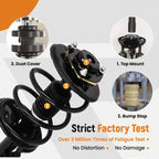 Set of 4 Front Struts Rear Shocks for Infiniti FX35 FX45 (2003–2008) 272369, 272370
