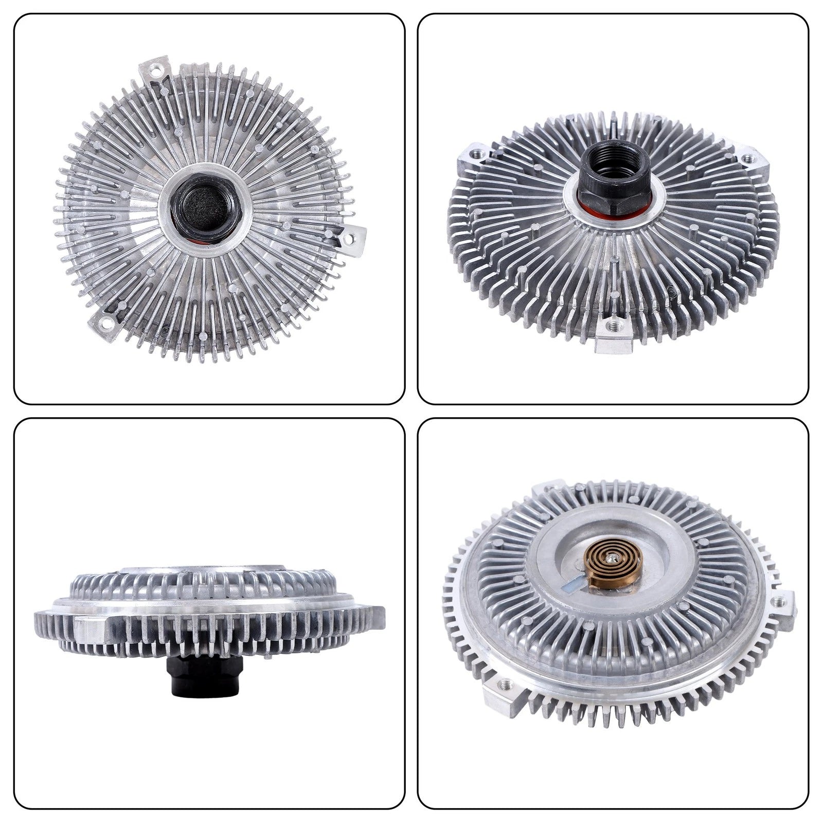 Water Pump, Fan Clutch & Pulley Kit for BMW E39 X5 E53 E46 (1995–2006)
