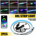 RGB 60CM LED DRL Turn Signal Lamp Strip Light for Universal Fit (2010–2023)