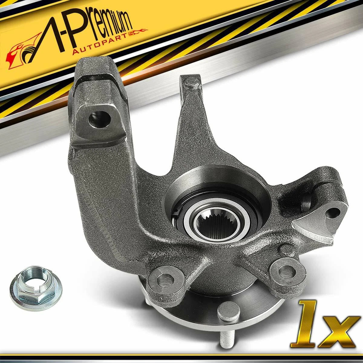 Front Right Steering Knuckle & Hub Bearing for Ford Focus (2006–2011)