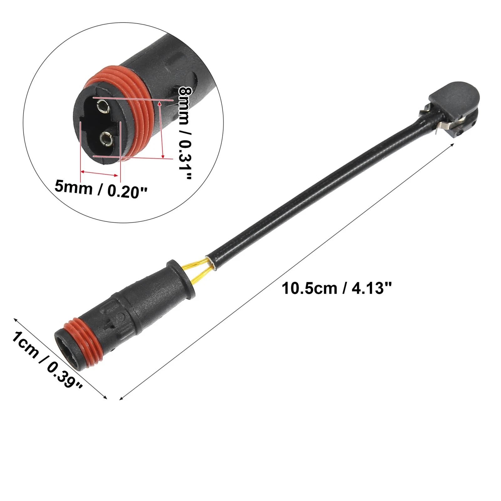 2X Brake Pad Wear Sensor for Mercedes-Benz SL500 (1715400617)