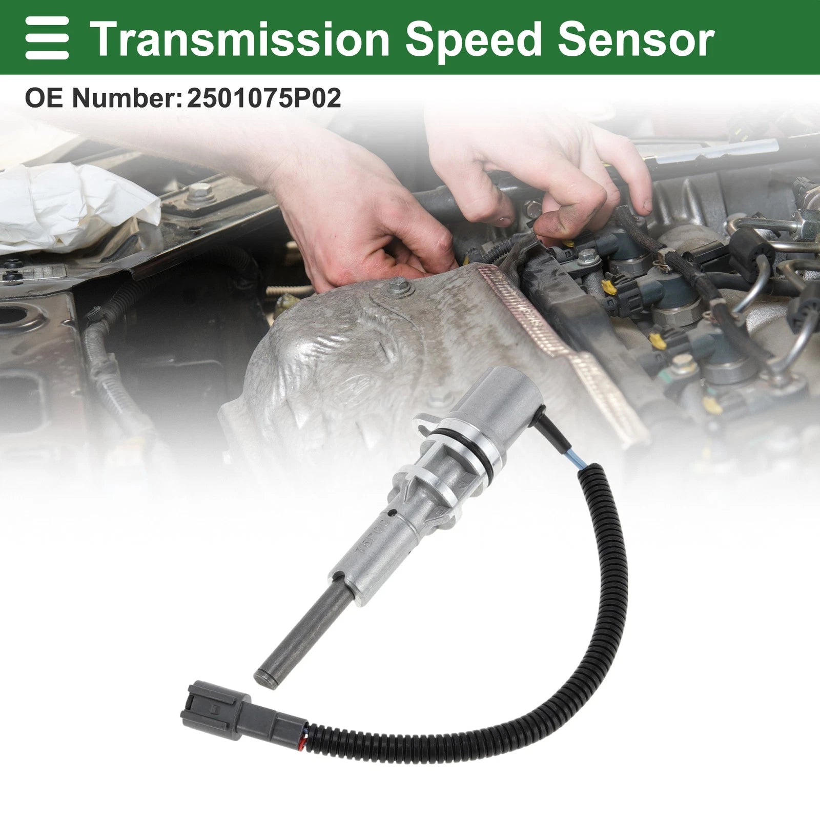 1 Pcs Transmission Speed Sensor No.2501075P02 for Nissan Frontier (1999–2002)