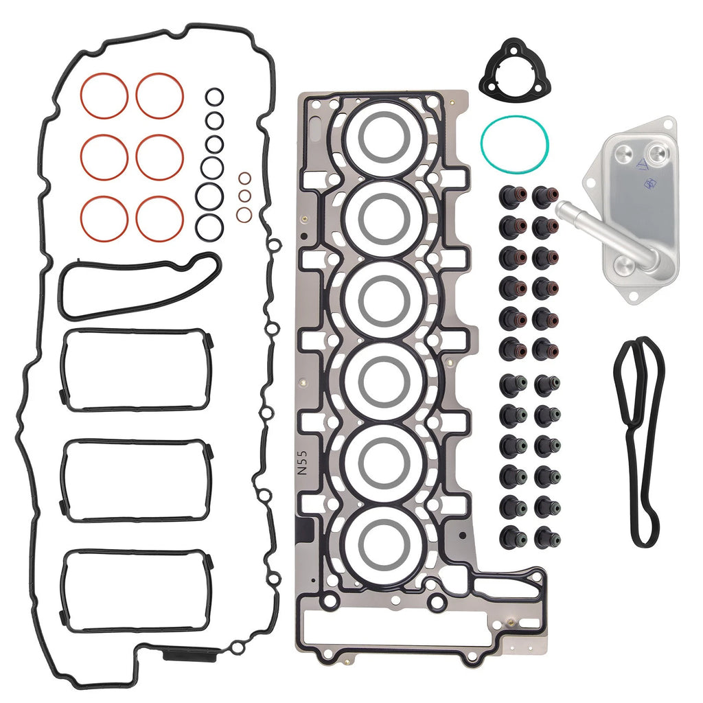 Oil Cooler Assembly with Gaskets for BMW F10 535i 3.0T (2010–2016)