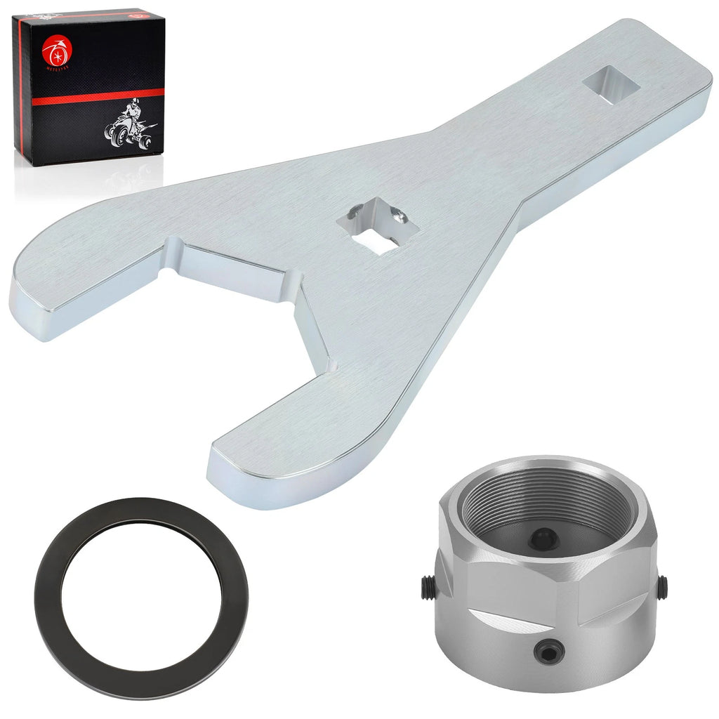 Rear Axle Lock Nut & Wrench Tool 46mm for Yamaha YFZ450R (2009–2024)