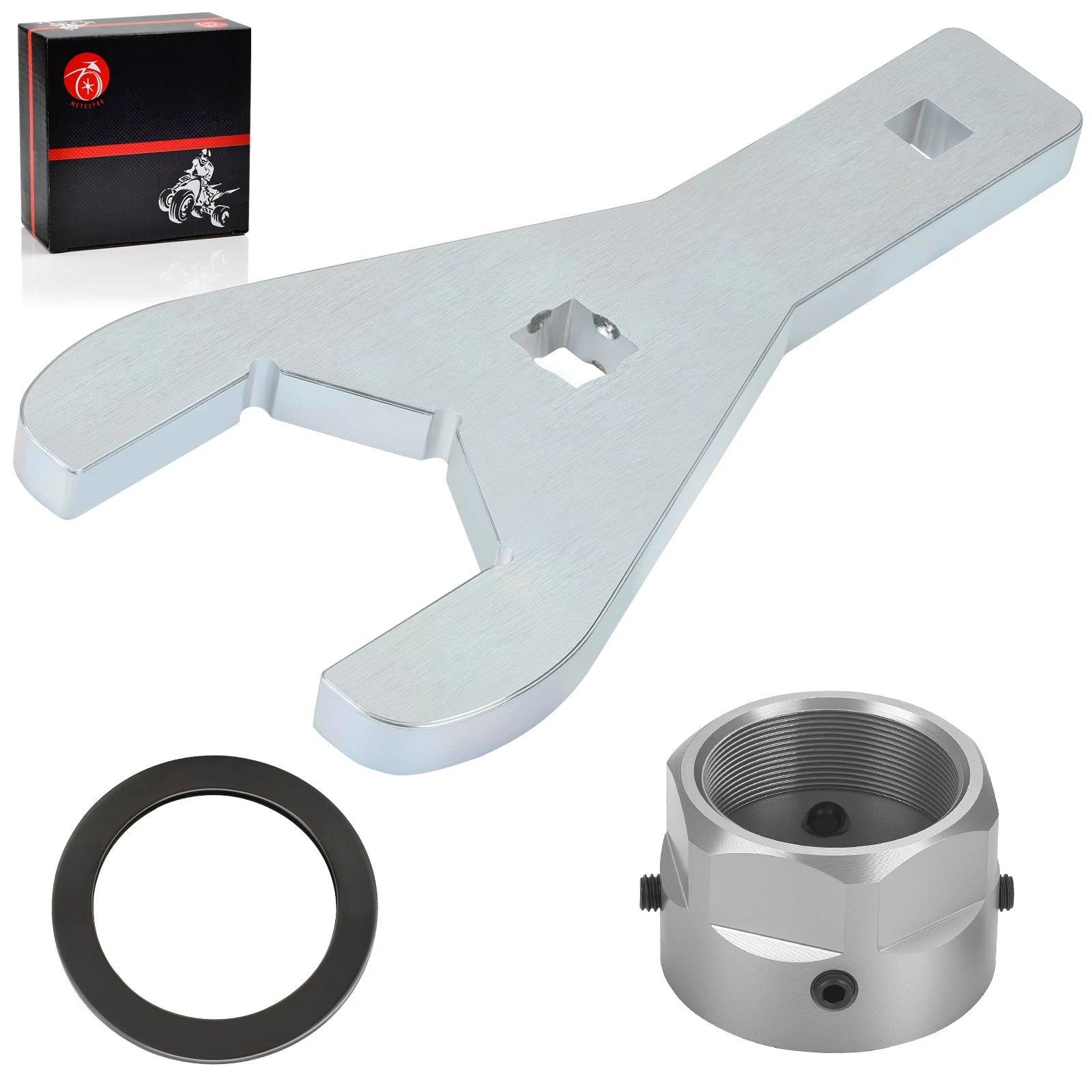 Rear Axle Lock Nut & Wrench Tool 46mm for Yamaha YFZ450R (2009–2024)