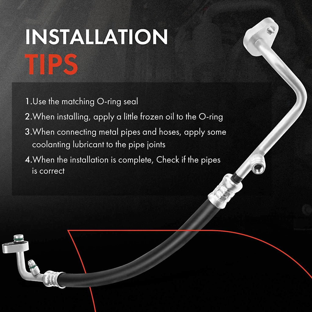 A/C Refrigerant Liquid Hose for Honda Civic del Sol (1995–1997)