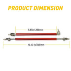 2X Adjustable Splitter Strut Rods for 8"-11"