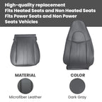 Set of 4 Front Seat Covers for Chevy Express 1500 2500 (2003–2014)