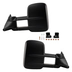 Set of 2 Black Manual Side Mirrors for Chevy C/K Series (1988–1998)