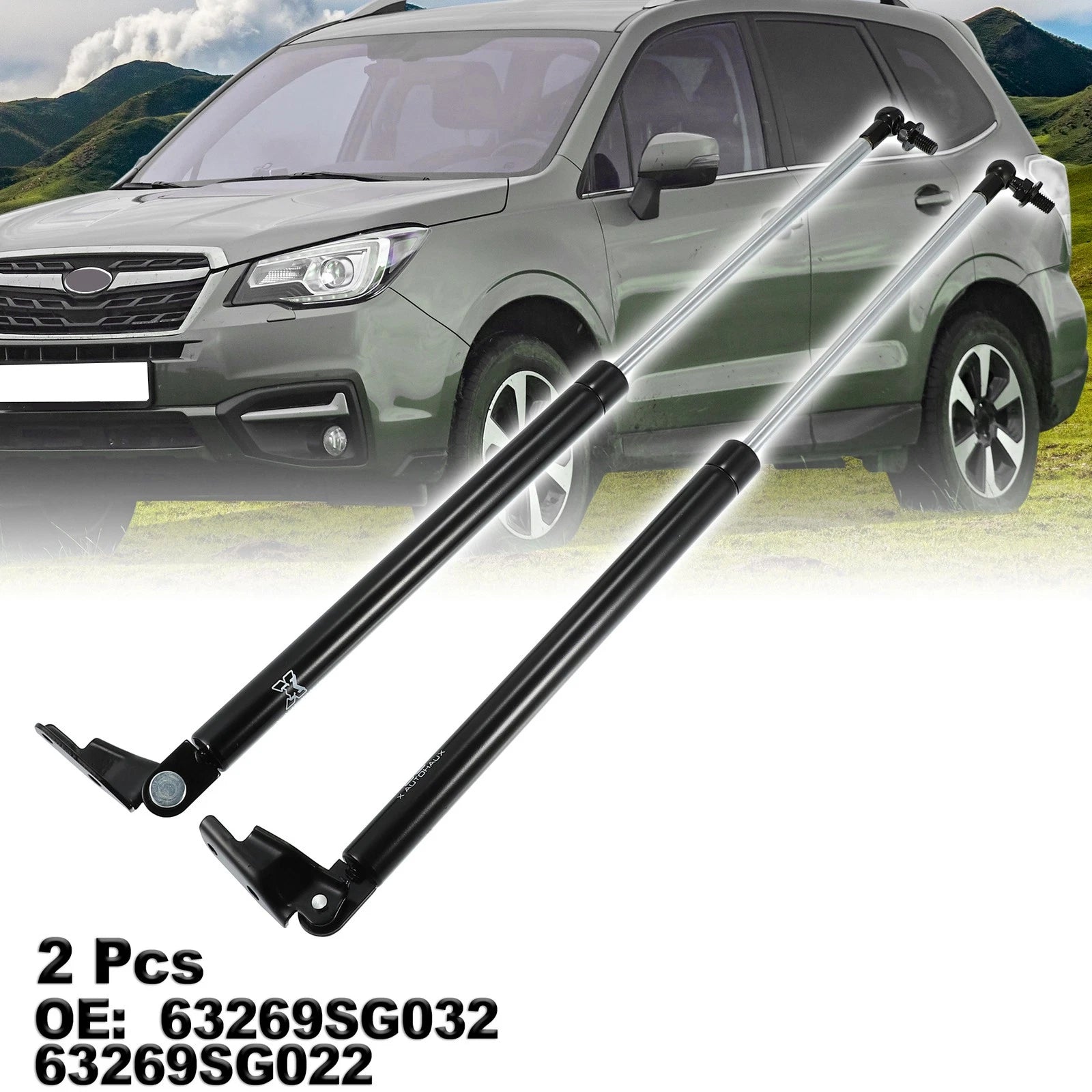 2 Pcs Rear Trunk Lift Supports Struts Gas Spring 63269SG032 for Subaru
