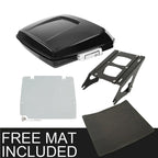 Razor Trunk Black Mount Rack Base Plate for Harley Touring Road Glide (2014–2026)
