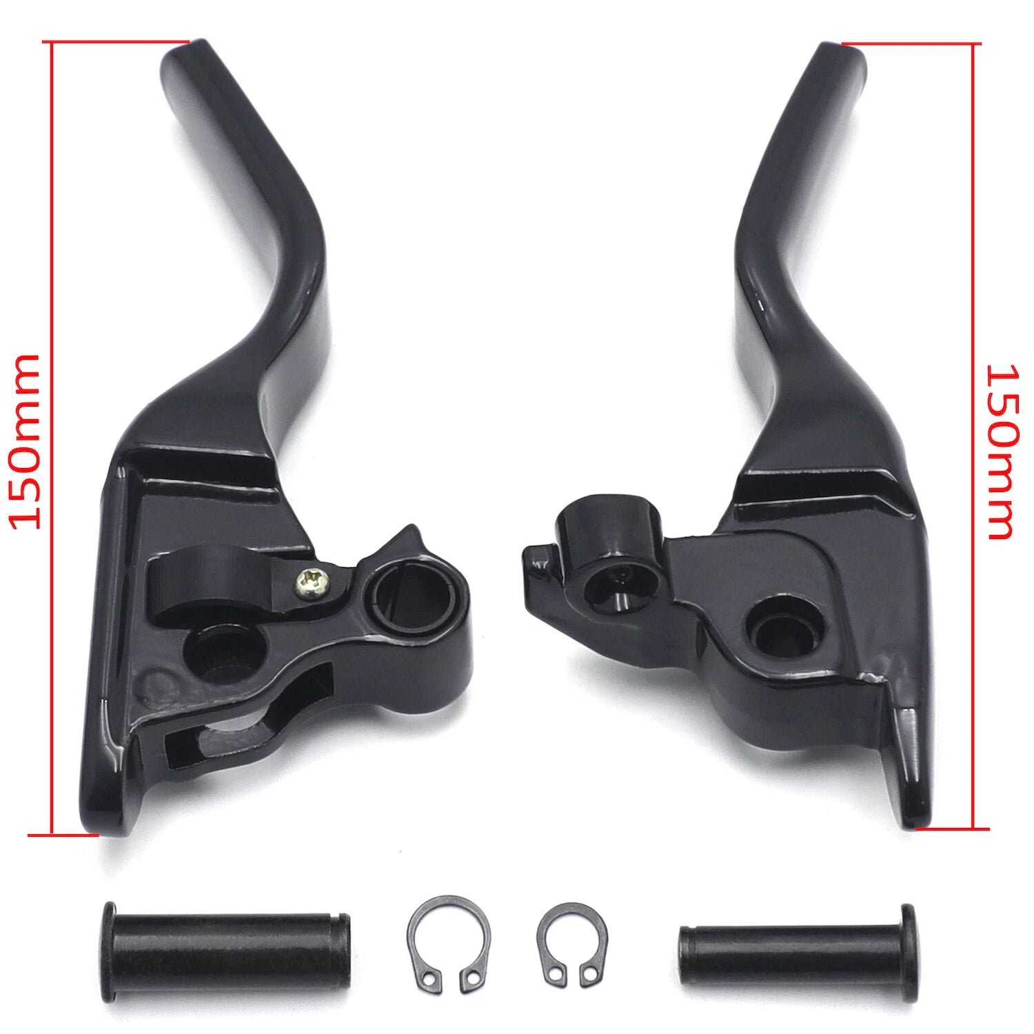 Shorty Brake Clutch Levers for Harley Touring Trike (2008–2013)