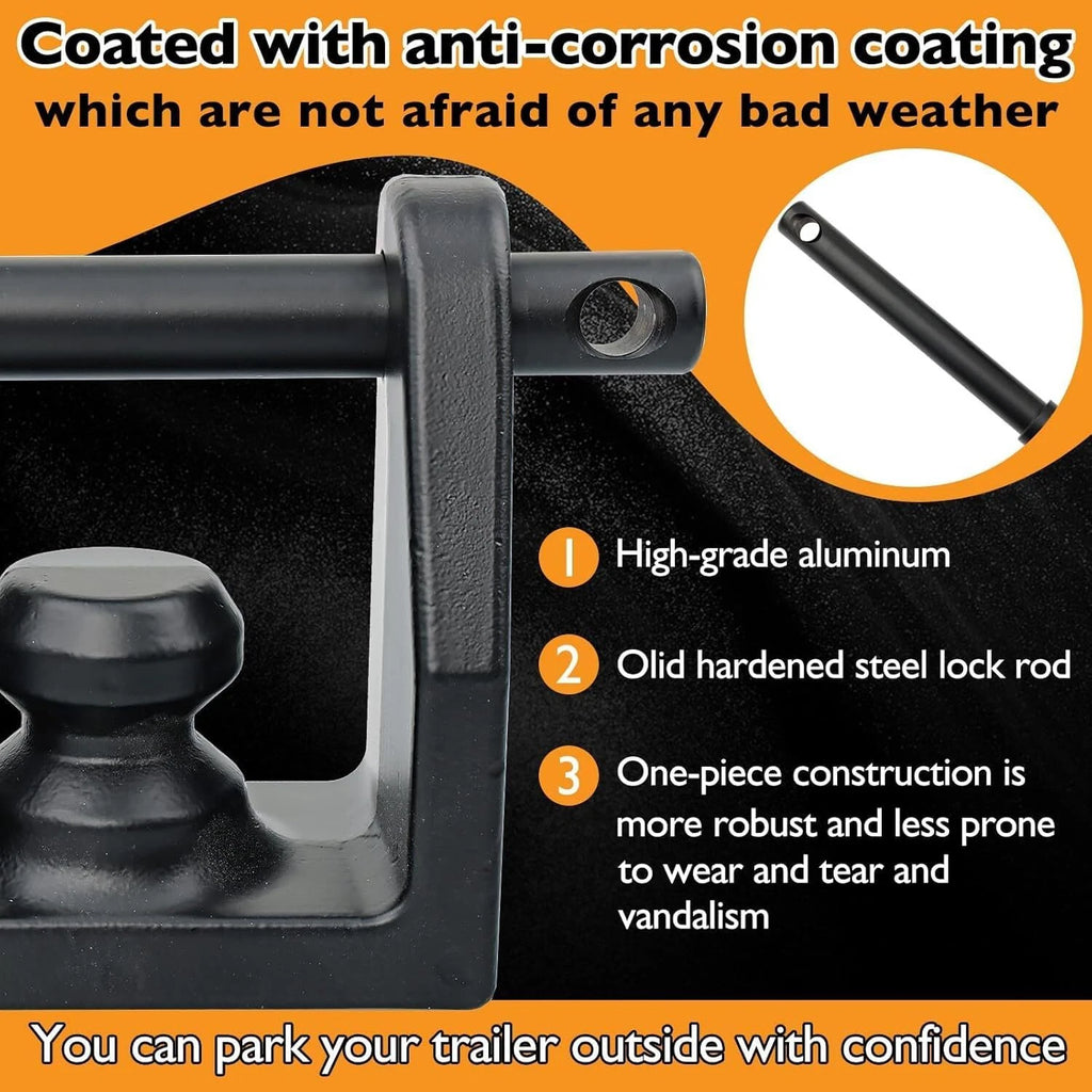 TL-20 Heavy-Duty Trailer Coupler Lock for Bulldog Style Receiver (N/A)