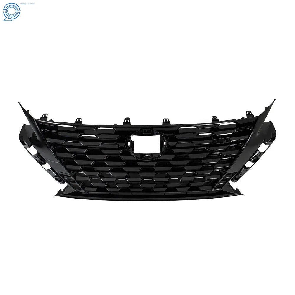 Front Bumper Upper Grille for Nissan Altima SR (2023–2024) Black Plastic