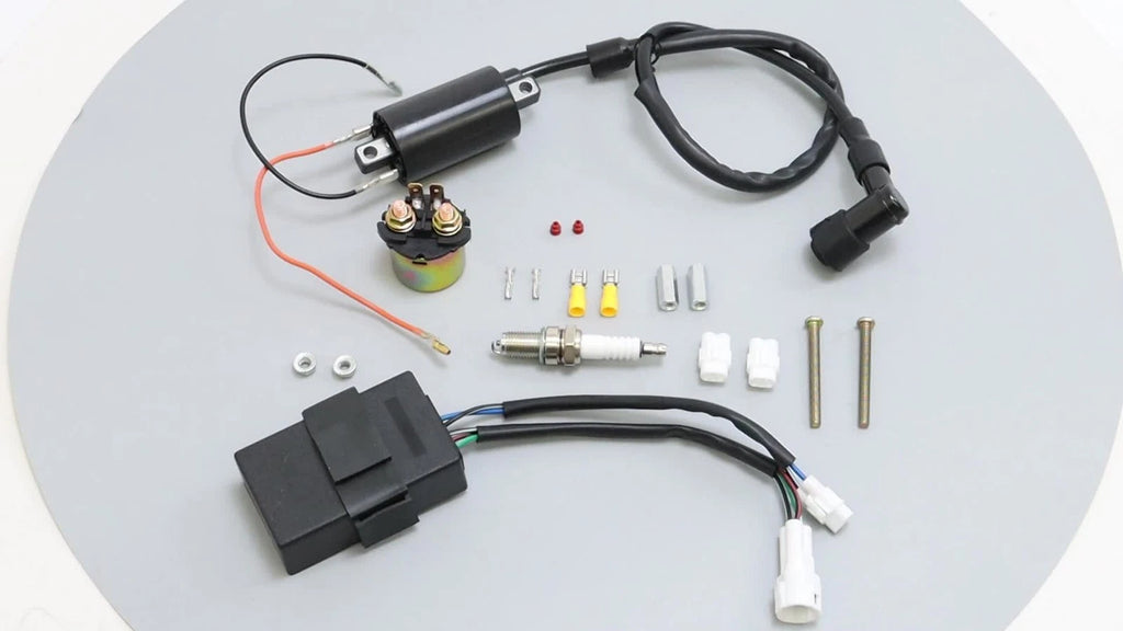 Ignition Coil CDI with Spark Plug Kit for Kawasaki Bayou 300 (1989-2004)