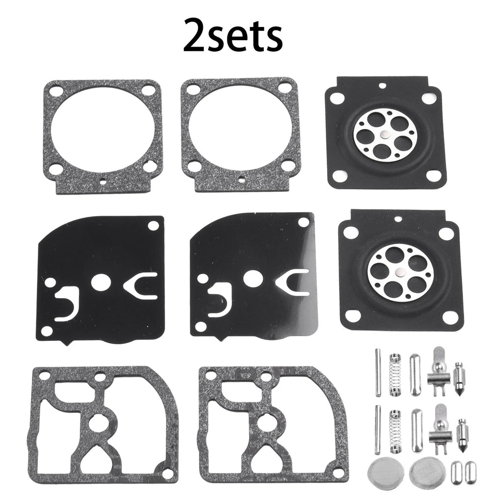 Set of 4 Carburettor Rebuild Kits C1Q-S119B C1Q-S120 C1Q-S121 C1Q-S121A for Chainsaws