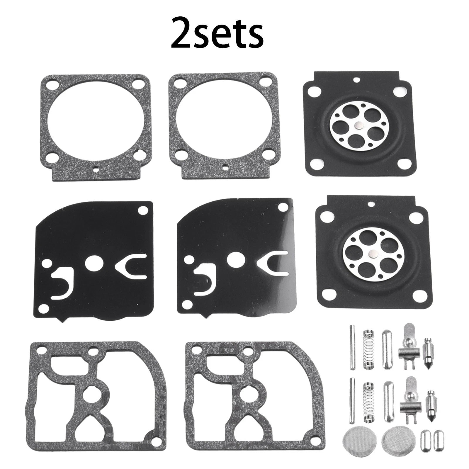 Set of 4 Carburettor Rebuild Kits C1Q-S119B C1Q-S120 C1Q-S121 C1Q-S121A for Chainsaws