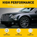 White LED Strip Bumper Side Marker Lights for Chrysler 300 (2005–2014)