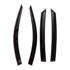 Set of 4 Window Visor Deflectors for Hyundai Elantra (2021–2024) Black