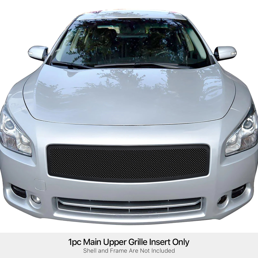 Upper Black Mesh Grille Insert for Nissan Maxima (2009-2014)