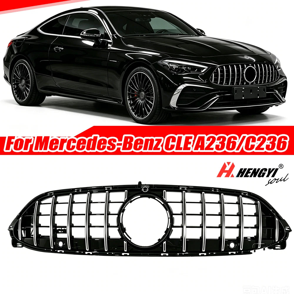 Chrome Front Grille with Camera for Mercedes-Benz CLE (2024–2024)