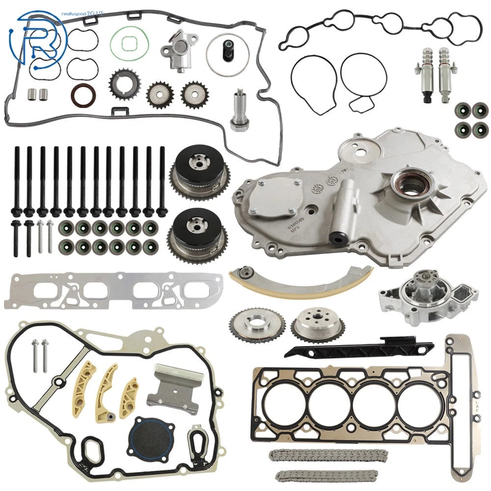 Timing Chain Kit with Oil Pump & Water Pump for GM Chevrolet (2010–2017)